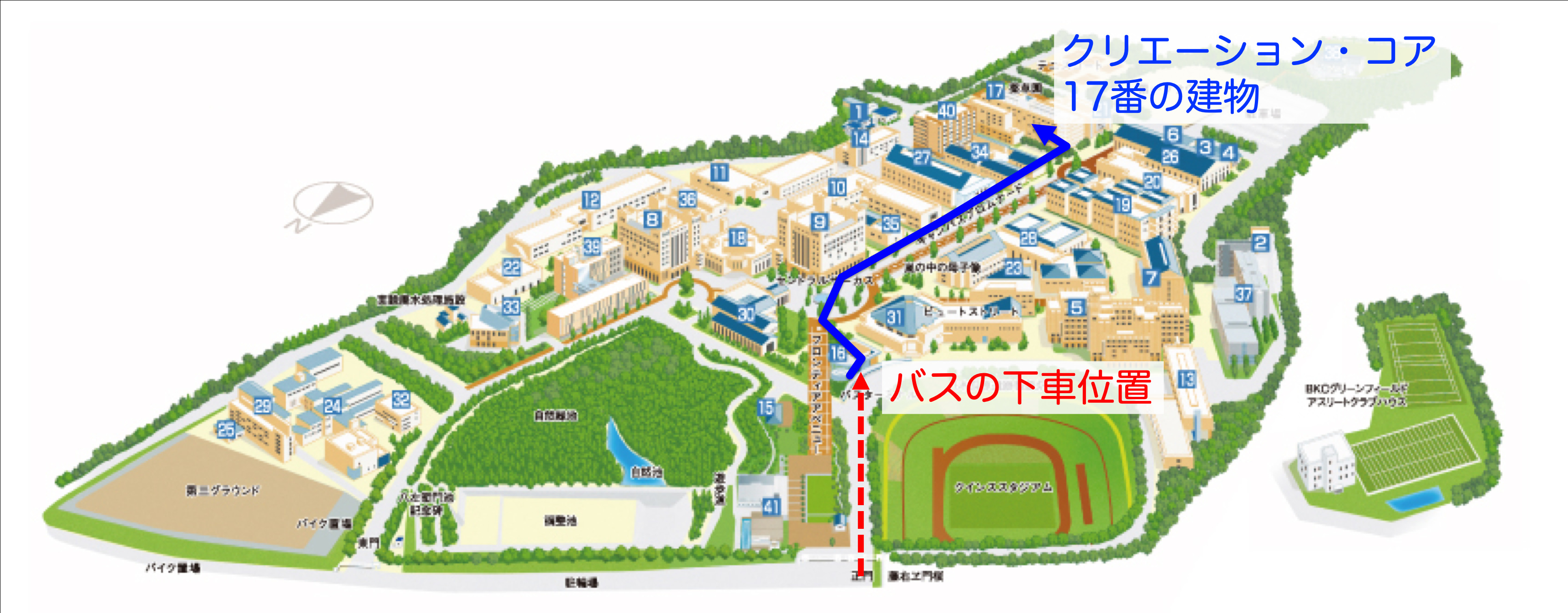 BKC Campus Map
